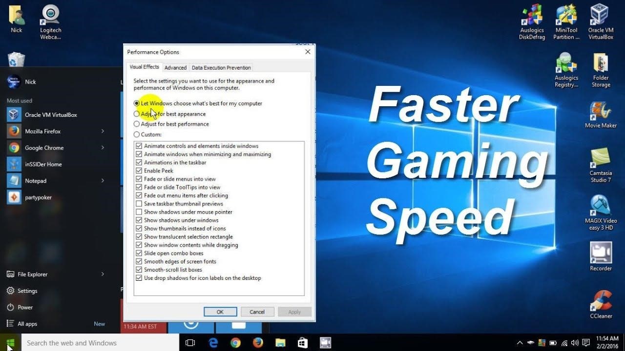 How to make your laptop faster for gaming